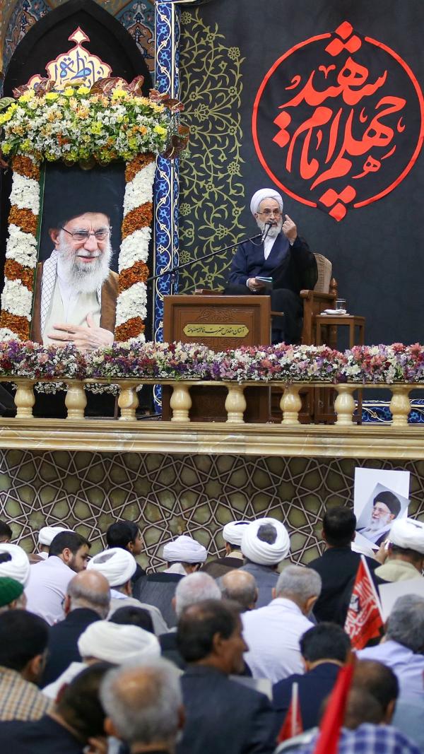 مراسم بزرگداشت چهلم «آقای شهید ایران» در حرم مطهر حضرت فاطمه معصومه سلام‌الله‌علیها قم